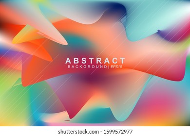 Abstract gradient mesh wallpaper background