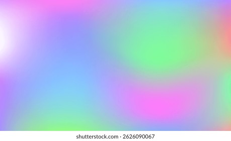 Abstract Gradient. Metal Creative Template. Trendy Card. Blue Neon Background. Hologram Texture. Retro Pattern. Holographic Texture. Girlie Paper. Violet Abstract Gradient