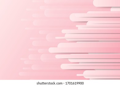 Abstract gradient with minimal pink rounded rectangles