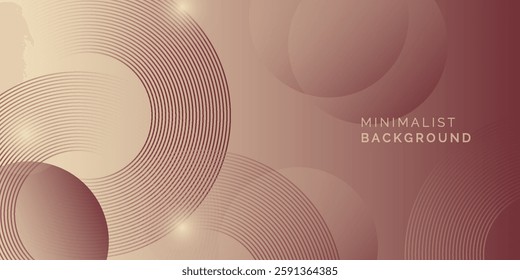 Abstract gradient modern background with circle elements. Digital technology concept. 