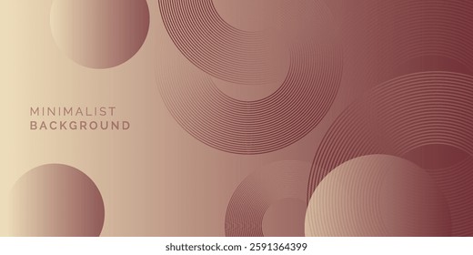Abstract gradient modern background with circle elements. Digital technology concept. 