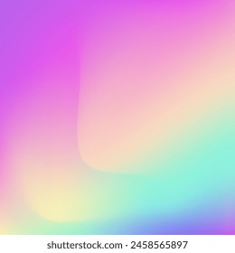 Degradado Abstractas. Tarjeta moderna. Prospecto cromado. Fondo iridiscente. Fondo holográfico. Brillo metálico. Ilustración de geometría brillante. Textura de desenfoque rosa. Degradado Abstractas violeta