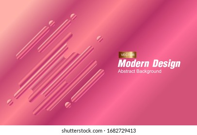 Abstract gradient modern geometric background. Minimal abstract cover design. Vector illustration.
