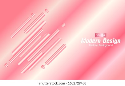 Abstract gradient modern geometric background. Minimal abstract cover design. Vector illustration.