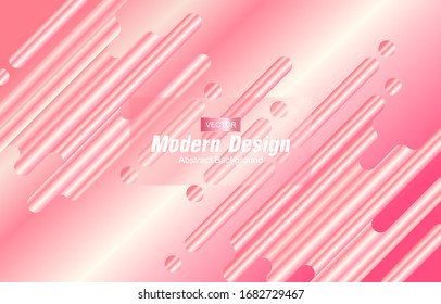Abstract gradient modern geometric background. Minimal abstract cover design. Vector illustration.