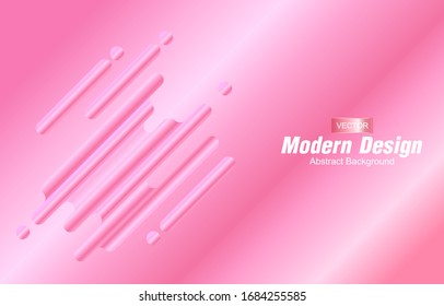 Abstract gradient modern geometric background. Minimal abstract cover design. Creative colorful wallpaper. Dynamic shapes composition. Trendy poster, website, cover, Vector illustration.