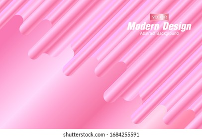 Abstract gradient modern geometric background. Minimal abstract cover design. Creative colorful wallpaper. Dynamic shapes composition. Trendy poster, website, cover, Vector illustration.