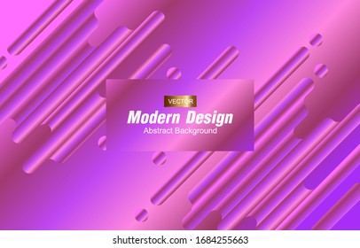 Abstract gradient modern geometric background. Minimal abstract cover design. Creative colorful wallpaper. Dynamic shapes composition. Trendy poster, website, cover, Vector illustration.