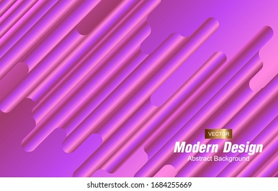 Abstract gradient modern geometric background. Minimal abstract cover design. Creative colorful wallpaper. Dynamic shapes composition. Trendy poster, website, cover, Vector illustration.