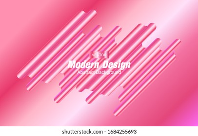 Abstract gradient modern geometric background. Minimal abstract cover design. Creative colorful wallpaper. Dynamic shapes composition. Trendy poster, website, cover, Vector illustration.