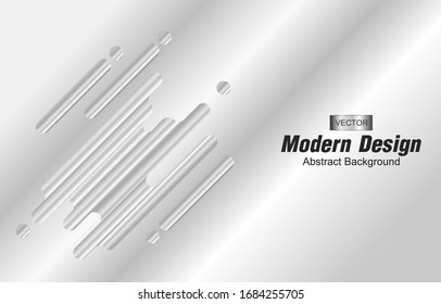 Abstract gradient modern geometric background. Minimal abstract cover design. Creative colorful wallpaper. Dynamic shapes composition. Trendy poster, website, cover, Vector illustration.