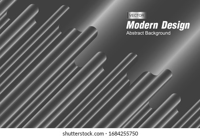 Abstract gradient modern geometric background. Minimal abstract cover design. Creative colorful wallpaper. Dynamic shapes composition. Trendy poster, website, cover, Vector illustration.