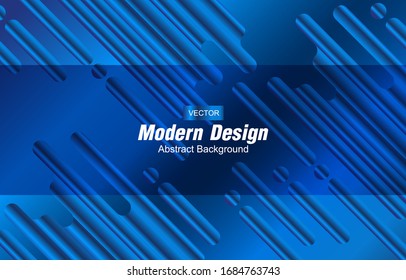 Abstract gradient modern geometric background. Minimal abstract cover design. Creative colorful wallpaper. Dynamic shapes composition. Trendy poster, website, cover, Vector illustration.