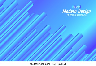 Abstract gradient modern geometric background. Minimal abstract cover design. Creative colorful wallpaper. Dynamic shapes composition. Trendy poster, website, cover, Vector illustration.