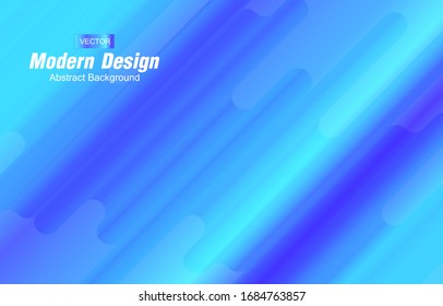Abstract gradient modern geometric background. Minimal abstract cover design. Creative colorful wallpaper. Dynamic shapes composition. Trendy poster, website, cover, Vector illustration.