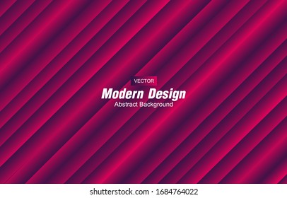 Abstract gradient modern geometric background. Minimal abstract cover design. Creative colorful wallpaper. Dynamic shapes composition. Trendy poster, website, cover, Vector illustration.