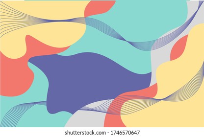 Abstract gradient modern geometric flyer and poster design template background. Use for brochure, book cover, report, corporate, annual, business, magazine, banner. Minimalistic background design.