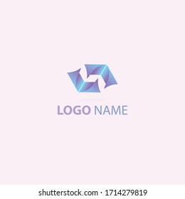 Abstract Gradient Modern Logo Design