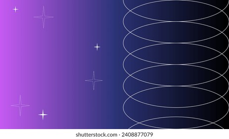 Abstract gradient modern style with hologram, purple and black gradient design,  Landing page blurred cover, brutalism inspired.