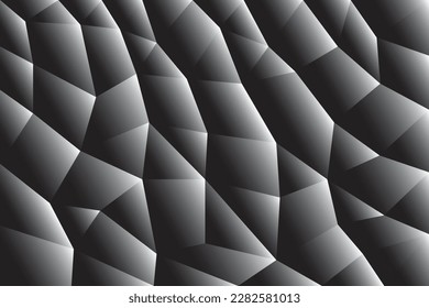 Abstract gradient monotone color with polygon pattern background and texture. 