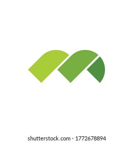 abstract gradient mountain geometric design fit for outdoor product brand