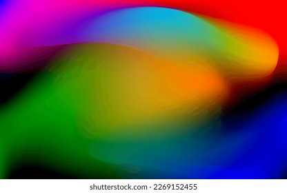 Abstract gradient multicolor banner background vector