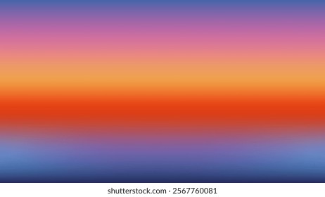 Abstract gradient nature landscape desktop wallpaper vector. Colorful sunset orange sky gradient landscape abstract background. Blurred colorful sunset sky abstract desktop wallpaper background vector