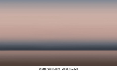 Abstract gradient nature landscape desktop wallpaper vector. Brown gradient landscape abstract background. Brown gradient desktop wallpaper background vector
