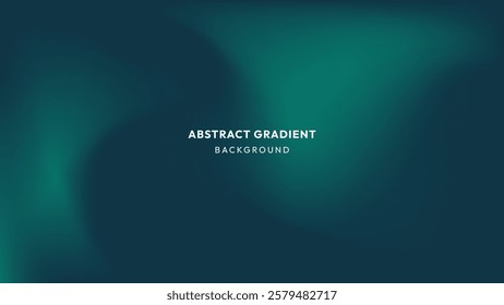 Abstract gradient navy blue and green background, applicable for social media posts, landing page, wallpaper, cover and poster.