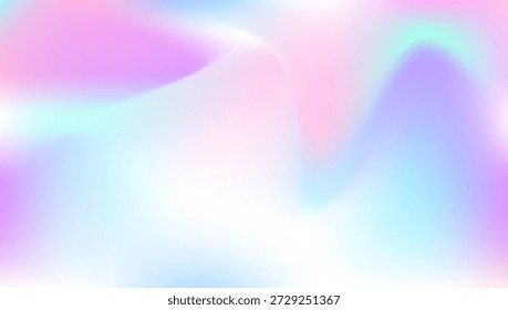 Gradiente Abstractas. Fondo futurista de neón. Fondo retro púrpura. Malla de fantasía. Luz de unicornio. Pop Vector. Textura holográfica. Textura irisada. Gradiente Abstractas violeta