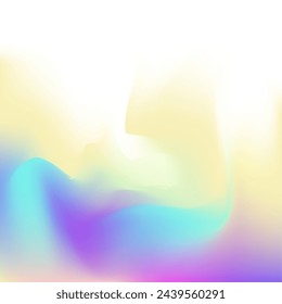 Abstract Gradient. Neon Vector. Pearlescent Texture. Bright Flyer. Rainbow Light. Iridescent Background. Violet Blur Texture. Soft Multicolor Backdrop. Pink Abstract Gradient