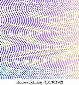 Abstract gradient optical illusion background with fluidity moire effect 