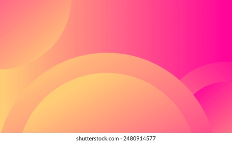 Abstract gradient orange background with circles.  for business corporate, brochure, flyer, wallpaper, banner, presentation