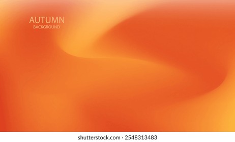 Abstract Gradient Orange Background. Line Curve. Beautiful Autumn Template. Grainy Texture. Perfect for autumn or fall. thanksgiving. designs.