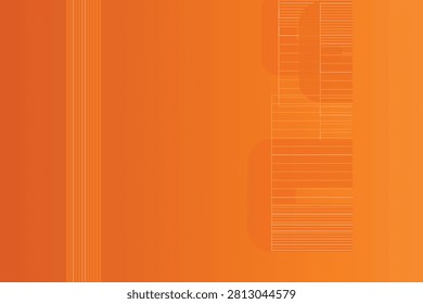 Abstract gradient orange circuit pipe network pipes