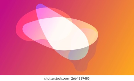 ABSTRAKTER FARBVERLAUF ORANGEFARBENER HINTERGRUND MIT HANDGEZEICHNETEN ORGANISCHEN FORMEN BUNTE DESIGN VEKTORVORLAGE FÜR TAPETE, DECKENDESIGN