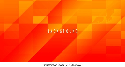 Laranja gradiente abstrato com vetor de plano de fundo de faixa