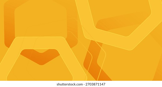Gradiente Abstractas de fondo de forma geométrica de círculos naranjas y amarillos. Diseño creativo de forma de círculo superpuesto simple moderno. Elemento de geometría de gradiente elegante con líneas y sombra. EPS10, Sitio web
