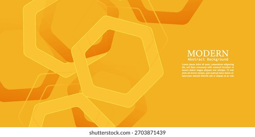 Gradiente Abstractas de fondo de forma geométrica de círculos naranjas y amarillos. Diseño creativo de forma de círculo superpuesto simple moderno. Elemento de geometría de gradiente elegante con líneas. moderno en Vector, eps10