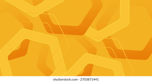 Gradiente Abstractas de fondo de forma geométrica de círculos naranjas y amarillos. Diseño creativo de forma de círculo superpuesto simple moderno. Elemento de geometría de gradiente elegante con líneas. Ilustración vectorial