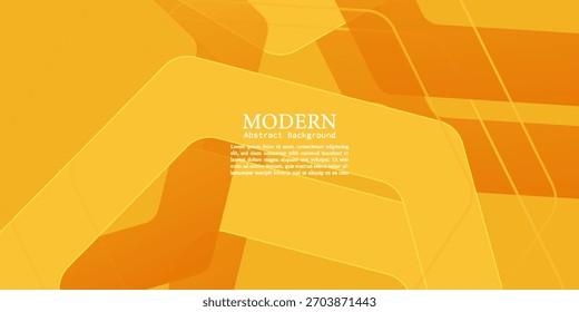 Gradiente Abstractas de fondo de forma geométrica de círculos naranjas y amarillos. Diseño creativo de forma de círculo superpuesto simple moderno. Elemento elegante de la geometría del gradiente con las líneas. diseño simple, Web