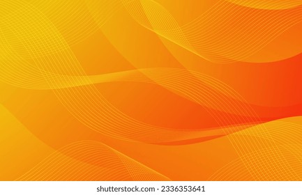 Abstract Gradient  Orange yellow  liquid background. Modern  background design. Dynamic Waves. Fluid shapes composition.  Fit for website, banners, brochure, posters