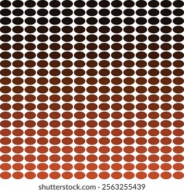 Abstract Gradient Oval Pattern: Brown and Black