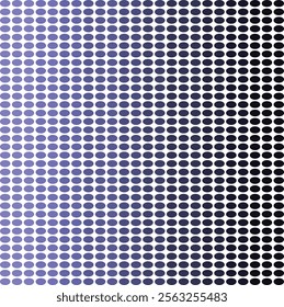 Abstract Gradient Oval Pattern: Halftone Dot Design