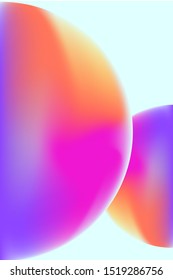 Abstract gradient pastel background  vector illustration with pink, orange and purple colors.