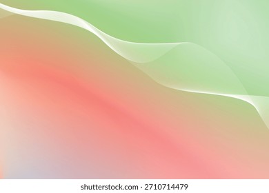 Fondo abstracto del pastel del gradiente con la decoración de la línea de onda