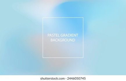 Abstrakter Farbverlauf Pastellhintergrund mit weißer, blauer Farbe