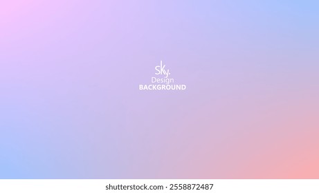 Abstract gradient pastel rainbow color,melon,deep champagne,very pale yellow,tea green,waterspout,baby blue eyes,vodka,brilliant lavender.Sky background, vector illustration.