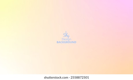 Abstract gradient pastel rainbow color,melon,deep champagne,very pale yellow,tea green,waterspout,baby blue eyes,vodka,brilliant lavender.Sky background, vector illustration.