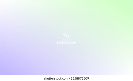 Abstract gradient pastel rainbow color,melon,deep champagne,very pale yellow,tea green,waterspout,baby blue eyes,vodka,brilliant lavender.Sky background, vector illustration.